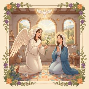 The Angel Visits Mary — Pre-K & Kindergarten (Ages 4-6)