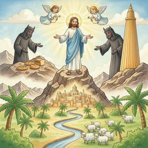 Jesus Is Tempted , Jesus Never Sinned — 1st-3rd Grade (Ages 6-9)