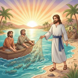 Jesus Calls His First Disciples — 4th-6th Grade (Ages 9-12)