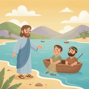 Jesus Calls His First Disciples — Nursery (Ages 0-1)
