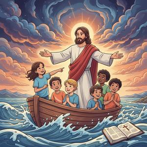 Jesus Calms the Storm — 1st-3rd Grade (Ages 6-9)