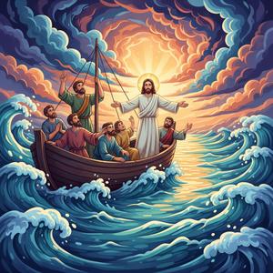 Jesus Calms the Storm — Junior High (7th-9th Grade)