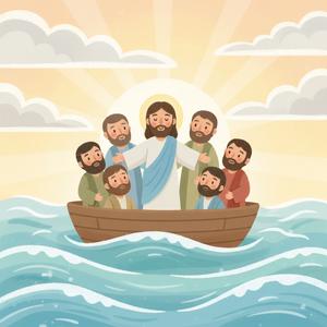 Jesus Calms the Storm — Nursery (Ages 0-1)
