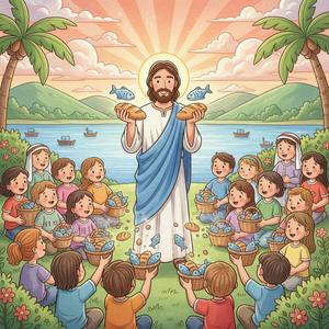 Jesus Feeds the 5,000 — 1st-3rd Grade (Ages 6-9)