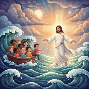 Jesus Walks on Water — 1st-3rd Grade (Ages 6-9)