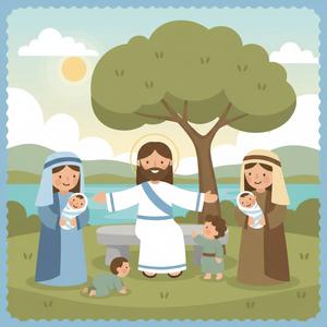 Jesus and the Children — Nursery (Ages 0-1)