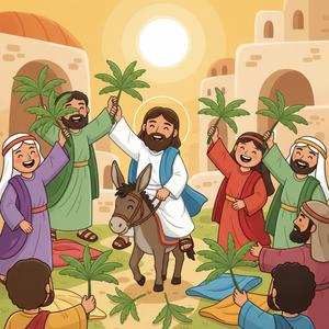 The Triumphal Entry , Hosanna! — Pre-K & Kindergarten (Ages 4-6)