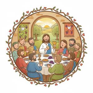The Last Supper , Jesus Shares the New Covenant — Pre-K & Kindergarten (Ages 4-6)