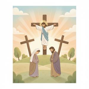 The Crucifixion , Jesus Dies for Us — Nursery (Ages 0-1)