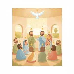 Pentecost — The Holy Spirit Comes — Nursery (Ages 0-1)