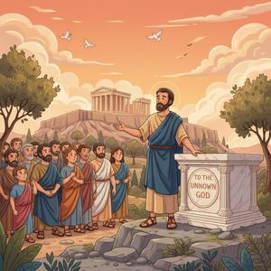 Paul in Athens — The Unknown God — 1st-3rd Grade (Ages 6-9)