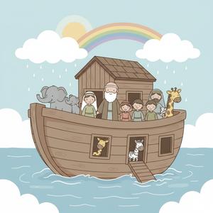 Noah's Ark and the Flood — Nursery (Ages 0-1)