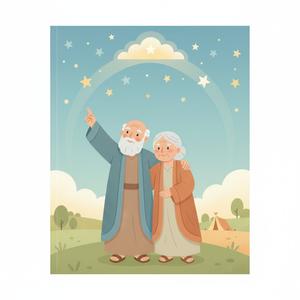 God's Promise to Abraham and Sarah — Nursery (Ages 0-1)