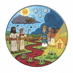 The Ten Plagues — Pre-K & Kindergarten (Ages 4-6)