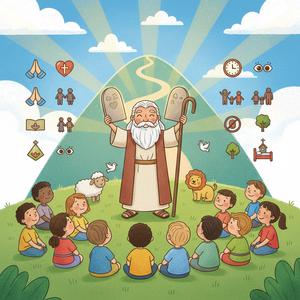 The Ten Commandments — Pre-K & Kindergarten (Ages 4-6)