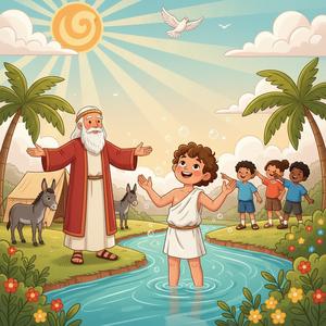 Naaman Healed of Leprosy — Pre-K & Kindergarten (Ages 4-6)