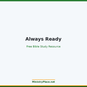 Always Ready
