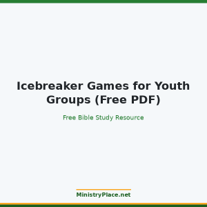 Icebreaker Games for Youth Groups (Free PDF)