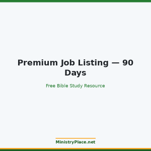 Premium Job Listing — 90 Days