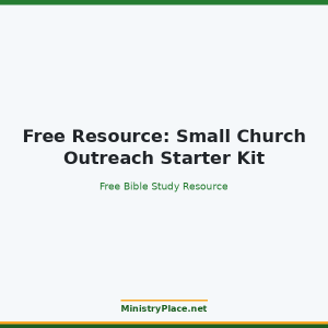 Free Resource: Small Church Outreach Starter Kit