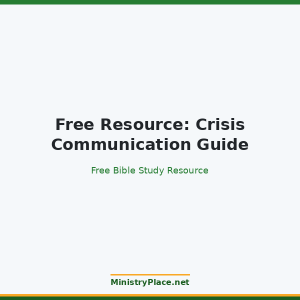Free Resource: Crisis Communication Guide