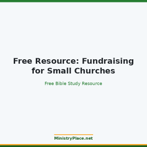 Free Resource: Fundraising for Small Churches
