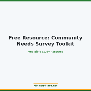 Free Resource: Community Needs Survey Toolkit