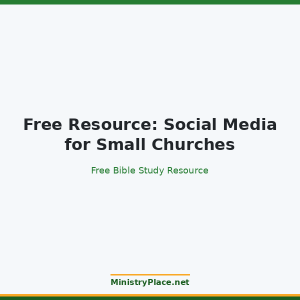 Free Resource: Social Media for Small Churches