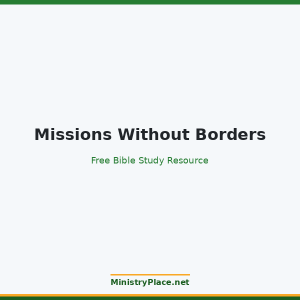 Missions Without Borders