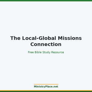 The Local-Global Missions Connection